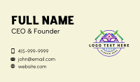 Hammer Nail Carpentry Business Card Design