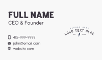 Electric Power Bolt Business Card