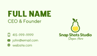 Healthy Pear Juice Business Card