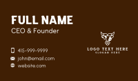 Minimalist Cow Farm Business Card Design