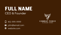 Minimalist Cow Farm Business Card Design