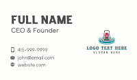 Landscaping Grass Mower Business Card Design