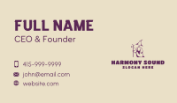 Staff Business Card example 3