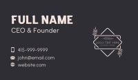 Palm Leaf Florist Business Card