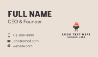 Food Grill Restaurant  Business Card Design