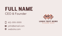 Tile Brick Flooring Business Card
