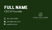 Lawn Mower Business Card example 1