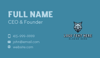 Fox Wolf Varsity Business Card