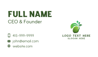 Green Seedling Plant Business Card