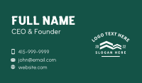 Modern Mountain Camper Business Card