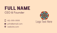 Mandala Flower Florist  Business Card