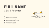 Pitch Business Card example 3