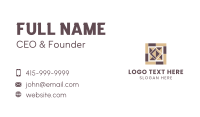 Pattern Tile Flooring Business Card