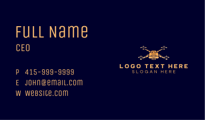 Aerial Drone Videography Business Card