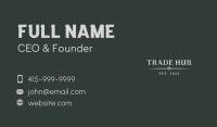 Elegant Generic Wordmark Business Card Image Preview