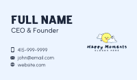 Happy Moon Cloud Business Card Image Preview