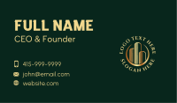 Luxury Company Building Business Card