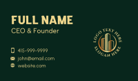 Luxury Company Building Business Card