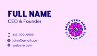 Eye Flower Ophthalmology Business Card Design