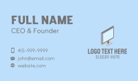 Monitor Business Card example 2