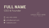 Zen Business Card example 3