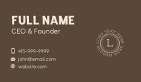 News Business Card example 2