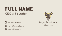 Triangular Water Buffalo Business Card