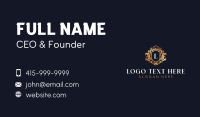 Regal Luxury Crest Business Card