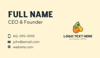 Geometric Fresh Fruit Business Card
