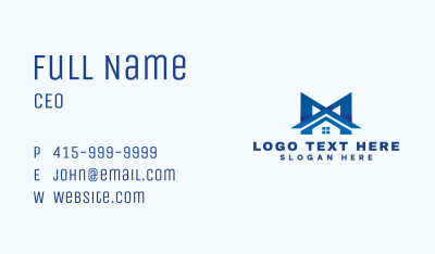 House Realty Builder Business Card