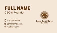 Cafe Americano Business Card example 3