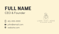 Hand Gentle Feminine Business Card