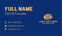 Yellow Butterfly Fish Business Card