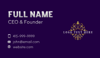 Elegant Salon Grooming Business Card Design