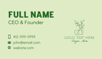 Green Plant Seedlings  Business Card Design