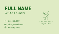 Green Plant Seedlings  Business Card