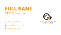 Excavator Industrial Construction Business Card