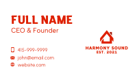 Red Building  Business Card Design