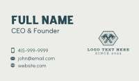 Hipster Lumberjack Axe Business Card