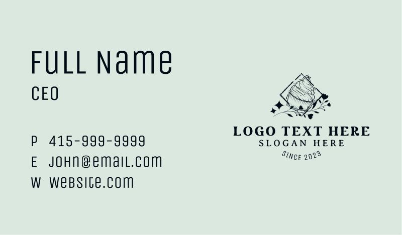 Bakery Business Card example 3