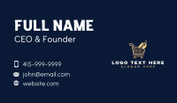Shopping Price Tag Business Card Design