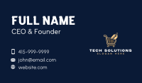 Shopping Price Tag Business Card