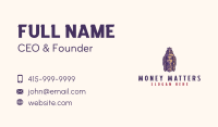 Ethnic Mayan Statue  Business Card