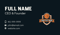 Basketball Sports Shield Business Card