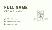 Artisanal Business Card example 3