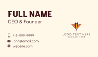 Paper Plane Business Card example 2