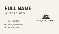 Mountain Lightning Hike Business Card