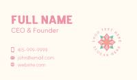 Natural Floral Pattern Business Card