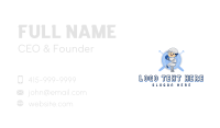 Young Baseball Pitcher Business Card Design