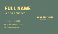 Occassion Business Card example 2